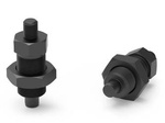 Hřídel určující H-54mm d2-M16x1,5mm d3-M8 d1-8mm z oxidované oceli a s kontraporou