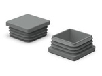 Zátka pro čtvercové profily A-45mm B-45mm, 1,0mm-2,5mm, NCS6005 (šedá)