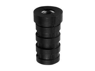 Krytka s integrovanou maticí pro kulaté profily D-38mm d1-M10 5,0mm