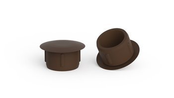 Maskovací klobouk pro montážní otvory D-16,0mm d-13,0mm S-8,5mm, RAL8014 (hnědý ořechový)