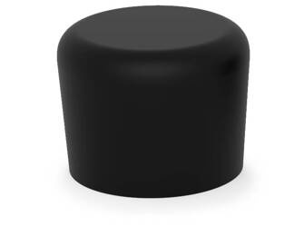 Náhradní kryt na trubky z PE d-22mm v-23,5mm, barva černá