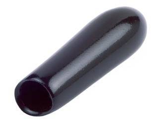 Rukojeť hladká na PVC trubky (měkké cca. 70° Shore A) A-22mm B-30mm L-130mm, barva černá