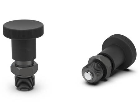 Hřídel určující D-25mm d2-M12x1,5mm SW-17 d1-6mm s hřídelem z nerezové oceli a zámkem