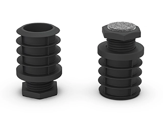 Stavitelná nožka s plstěnou kluznou plochou pro kulaté profilyí - 19.0120 Stavitelná nožka s plstěnou kluznou plochou pro kulaté profilyí - 19.0120