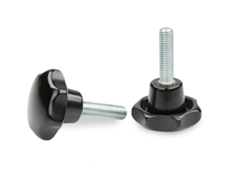 Hvězdicová rukojeť z duroplastu s závitovým čepem - 36.1011