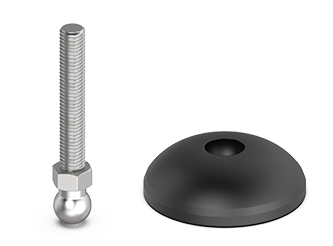 Adjustable foot for self-assembly - 38.1200.ESR Adjustable foot for self-assembly - 38.1200.ESR