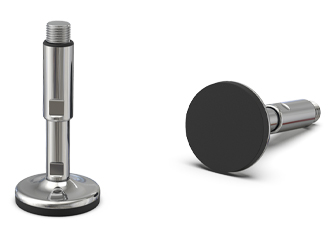 Adjustable stainless steel foot, hygienic, anti-slip - 38.1310.INOX Adjustable stainless steel foot, hygienic, anti-slip - 38.1310.INOX