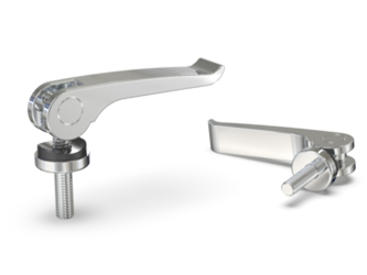 Eccentric aluminum lever with pin - 38.0350 Eccentric aluminum lever with pin - 38.0350