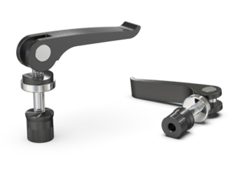 Aluminum eccentric lever with nut - 38.0351 Aluminum eccentric lever with nut - 38.0351