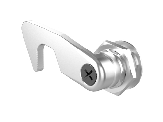 Quarter-turn shaped cam lock with hook tongue, 18mm - 15.2015 Quarter-turn shaped cam lock with hook tongue, 18mm - 15.2015
