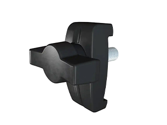 Butterfly clamp with handle, single - 15.5050