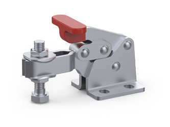 Safe horizontal clamp with horizontal flange, adjustable - 70.1101