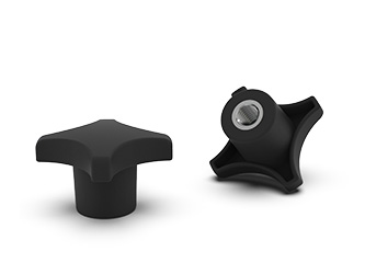 Cross knob according to DIN 6335, with a blind threaded bushing - 36.0014 Cross knob according to DIN 6335, with a blind threaded bushing - 36.0014