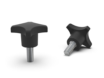 Cross knob according to DIN 6335, with threaded pin - 36.0015 Cross knob according to DIN 6335, with threaded pin - 36.0015