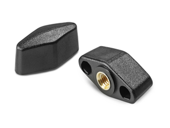 Butterfly knob with a blind threaded bushing made of stainless steel - 6.0109.INOX Butterfly knob with a blind threaded bushing made of stainless steel - 6.0109.INOX