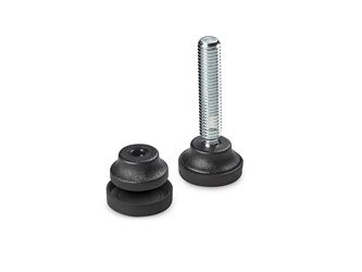 Anti-slip adjustable foot with key slot - 6.0319 Anti-slip adjustable foot with key slot - 6.0319