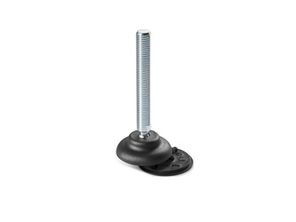 Non-slip swivel foot with a key slot, R12.5 - 6.0324 Non-slip swivel foot with a key slot, R12.5 - 6.0324