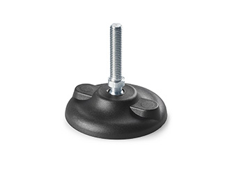 Swivel foot with mounting holes, R12.5 - 6.0326 Swivel foot with mounting holes, R12.5 - 6.0326