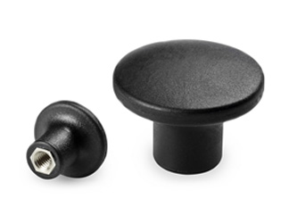Mushroom-shaped handle with threaded sleeve INOX - 6.0103.INOX Mushroom-shaped handle with threaded sleeve INOX - 6.0103.INOX
