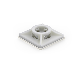 Self-adhesive base for cross mounting of cable ties - 23.0015 Self-adhesive base for cross mounting of cable ties - 23.0015