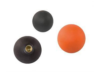 Spherical handle with metal threaded sleeve - 6.0094