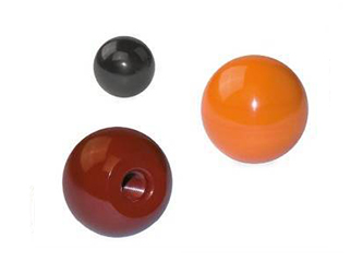 Spherical handle made of duroplast with threaded hole - 37.0001