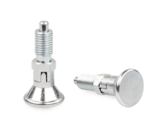 Locking pin with fine thread, made of galvanized steel - 29.0044