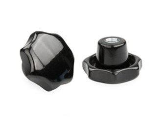 Star knob made of duroplast with threaded bushing - 36.1010