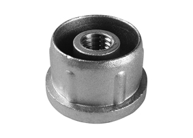 Threaded zinc alloy plug for round profiles - 19.0286