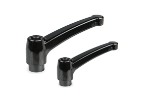 Adjustable lever made of zinc alloy with threaded bushing - 6.0005.INOX