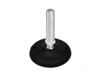 Adjustable foot with mounting holes - 6.0330