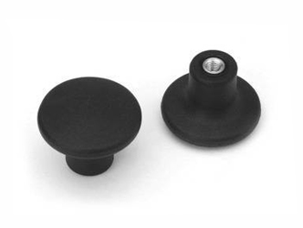 Mushroom-shaped knob with threaded bushing - 6.0103