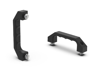 Heavy bracket handle with through holes - 38.0716 Heavy bracket handle with through holes - 38.0716