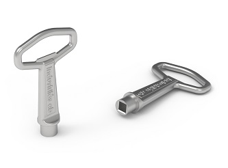 Shape key for quarter-turn locks - 15.2060 Shape key for quarter-turn locks - 15.2060