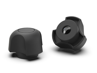 Dreistern-Handrad mit eingebauter Mutter - 8.0014