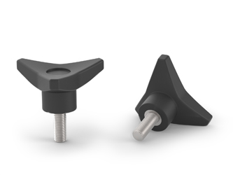 Dreistern-Drehknopf mit Gewindestift - 38.0074