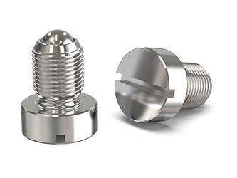 Gewindebolzen mit Zylinderkopf und Schlitz für Schraubendreher - 40.0012.INOX