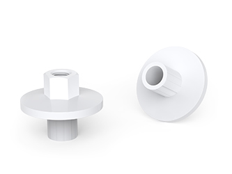 Flanschmutter zur Verwendung mit Kappe 9.0004 - 9.0005 Flanschmutter zur Verwendung mit Kappe 9.0004 - 9.0005