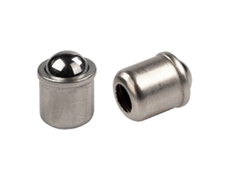 Glatter Schnappverschluss mit Kugel, aus Messing gefertigt - 40.0013