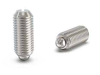 Gewindeschnapper mit Stift, aus rostfreiem Stahl, mit Schlitz für Schraubendreher - 40.0005.INOX