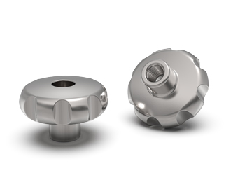 Sterngriff aus rostfreiem Stahl, mit durchgehendem Gewindeeinsatz - 38.0054.INOX Sterngriff aus rostfreiem Stahl, mit durchgehendem Gewindeeinsatz - 38.0054.INOX