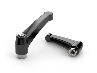 Einstellbarer Hebel aus Zinklegierung mit Gewindebuchse - 6.0005.INOX Einstellbarer Hebel aus Zinklegierung mit Gewindebuchse - 6.0005.INOX