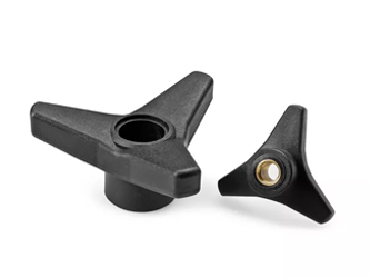 Dreiflügelgriff mit durchgehendem Gewindeeinsatz - 6.0071