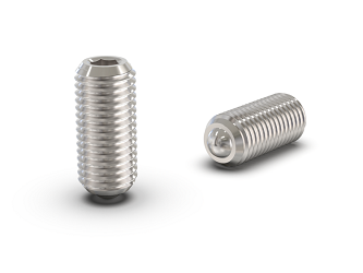 Gewindebolzen mit Kugel und Innensechskant, mit verstärkter Anpresskraft - 6.0248.INOX