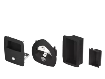 Schlösser und Kassettenhalter