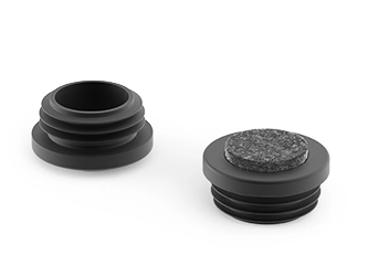 Stopka ślizgowa z filcem do profili okrągłych - 19.0030 Stopka ślizgowa z filcem do profili okrągłych - 19.0030