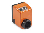 3-stellige Positionsanzeige (00.0), horizontal, oben, d1-10mm, Schrittweite-15, Drehung nach rechts, Farbe orange