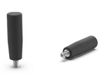 Drehgriff mit Gewindestift und Innensechskant D-21mm H-55mm M6 x 12mm SW3
