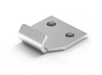 Haken mit Löchern, Typ F, verzinkter Stahl