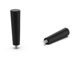 Zylindrischer Griff aus Duroplast mit M5-Gewindestift.